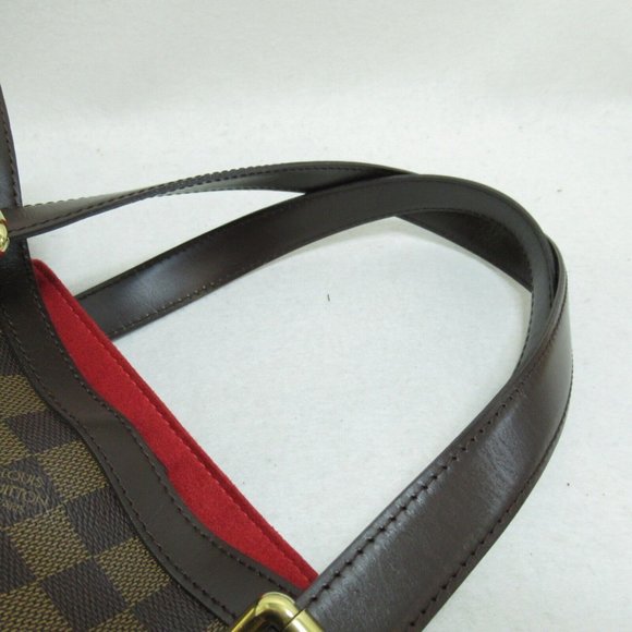 LOUIS VUITTON Hampstead MM Shoulder Tote Bag Damier Ebene Used - Picture 5 of 10
